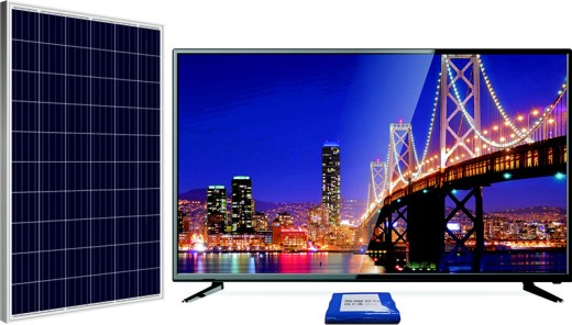Battery built-in TV